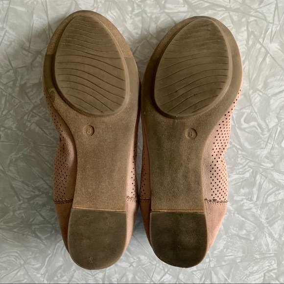 NWOT Sophie17 Blush Perforated Ballet Flat 7 - Picture 7 of 8